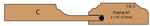 Allstyle Cabinet Doors : cutaway of Evan Cabinet Doors